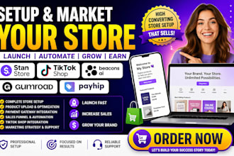 setup stan store, stan store marketing tiktok shop beacons ai gumroad payhip