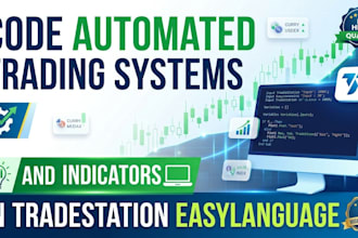 create automated trading bot systems and indicator in tradestation easylanguage