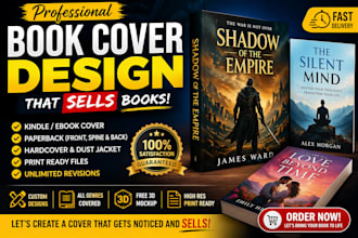 design a professional book cover for kindle, ebook paperback and hardcover