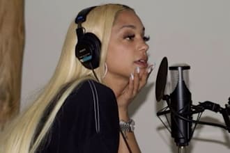 record rap song, female singer, rock vocalist, female rapper, ghostwriter rap
