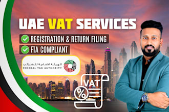 handle professional vat return filing for uae businesses