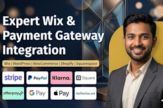 integrate stripe paypal, klarna payment gateway in shopify website, woocommerce