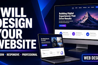 design a modern and responsive website for your business