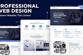 design a modern and responsive website for your business