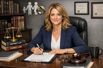 draft divorce, child custody and family law legal documents