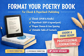 poetry book formatting poem book formatting poetry ebook paperback formatting