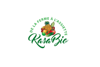 design organic vegetables fruits logo