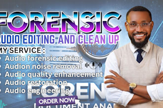 forensic audio editing, audio clean up background noise removal noise reduction