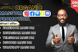 run targeted mass dm campaigns instagram  telegram facebook for lead generation