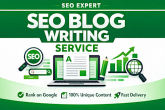 write SEO blog articles and website content