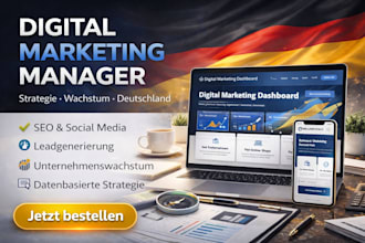 seien sie ihr experte für digitales marketing, manager und stratege für deutsche
