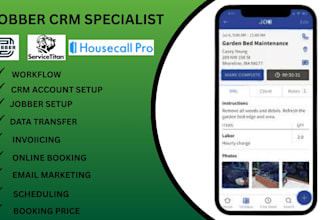 setup jobber housecall pro servicetitan service m8 workiz honeybook bookingkoala
