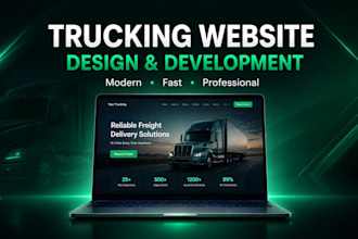 build a website for your trucking or freight company