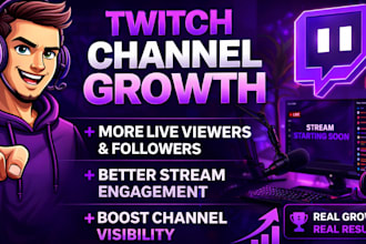do twitch live stream promotion for viewers