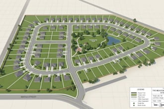 render land subdivision plan, site plan, plot plan and land survey map design