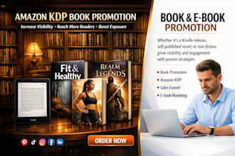 build amazon KDP ebook promotion professional ebook marketing sales funnel