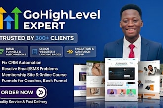 create gohigh level sales funnel ghl website expert gohighlevel landing page