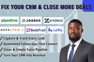 lofty crm houzz pro engagebay pipedrive boldtrail jobber acculynx zendesk suite