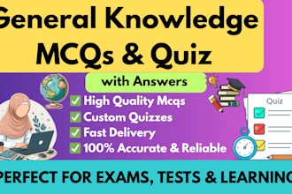 create high quality mcqs for general knowledge and islamiat