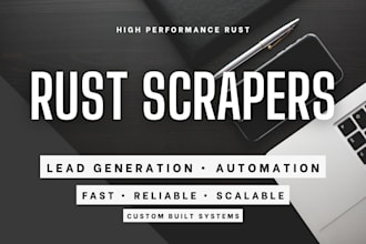 build a high performance rust scraper or lead generation pipeline