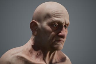 create realistic aaa game characters engine 5 daz3d zbrash for pdr texture