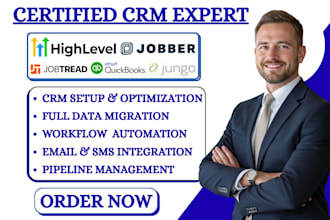 setup jobber automation jobtread quickbooks gohighlevel api integration jungo