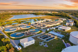 design 3d water treatment plant, water processing facility, water filtration