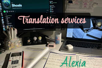 do translations for various things