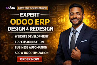 design and redesign your odoo erp website odoo customization for business growth