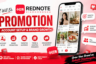 do rednote promotion rednote account setup xiaohongshu promote brand on rednote