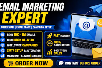 do bulk email blast, email marketing and email marketing campaign