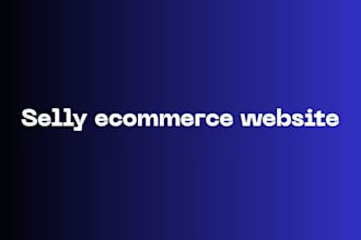 create a sellfy ecommerce website and store design