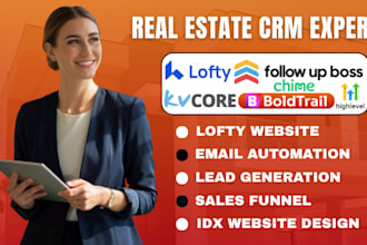 lofty CRM boldtrail gohighlevel automation sierra interactive kvcore idx website