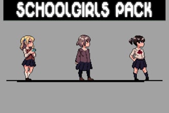 do pixel art animation 2d sprite sheet pixel art character and pixel animation