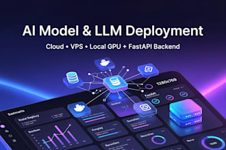 deploy your ai model, llm or ai agent on cloud, vps or local GPU