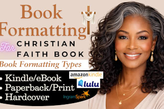 create a clean bookstore quality book layout design for print, ebook publishing