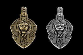animal sculpting 3d jewelry design, dog tag pendant, custom name necklace stl