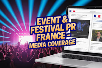 write and distribute event and festival press release in france