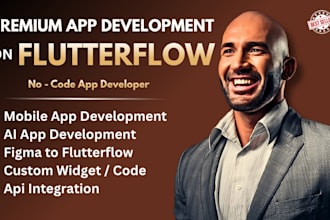 build enterprise flutterflow mobile app developer, custom widget flutterflow ai