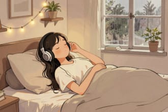 create custom lofi illustrations HQ and aesthetic lofi art with ai