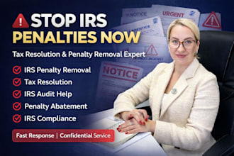 do irs penalty removal, tax resolution, audit help and irs compliance support