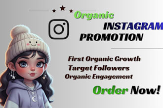 do organic instagram promotion and grow your account manually