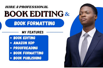 do book editing and formatting on amazon kdp