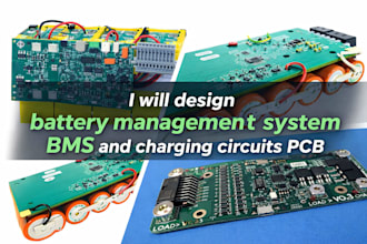 design battery management system bms and charging circuits pcb