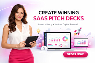 create saas pitch deck series a investor presentation venture capital deck
