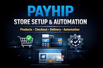 setup payhip products checkout automation professionally