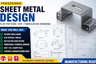 create sheet metal parts in solidworks with flat pattern dxf