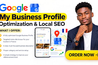 google my business profile optimization référencement local france seo maps