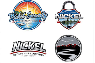 make an modern super key, locksmith logo design