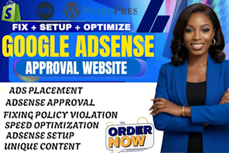 audit, fix google adsense rejection optimise website, ads placement